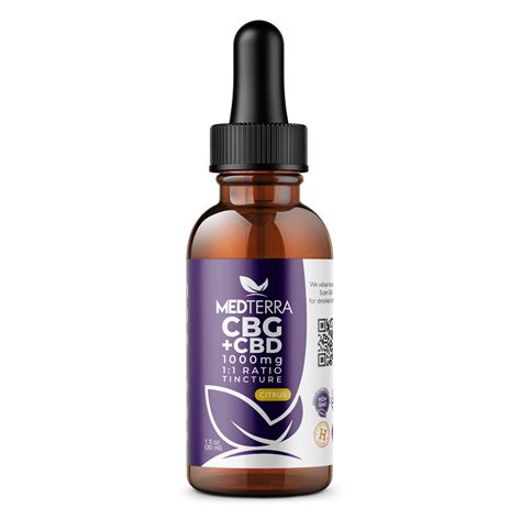 CBG + CBD TINCTURE – United Patients Group