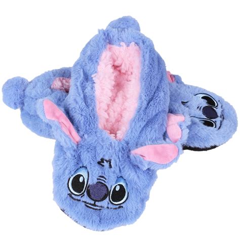 Niebieskie Ciep E Papcie Kapcie Stitch Disney Oeko Tex Rozmiar