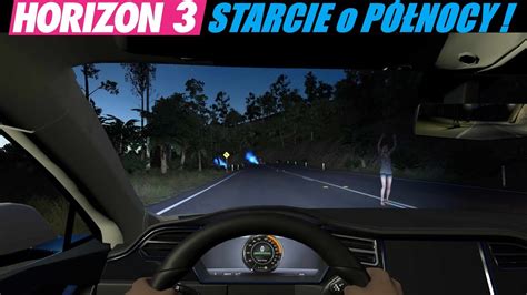 Pierwsze Starcie o Północy TESLĄ i wygrywam BMW M3 E36 FORZA HORIZON