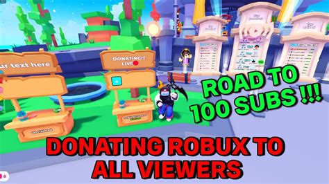 💸pls Donate 🔴live🔴💸 Donatingraising Robux To Viewers Goal Road To 1k