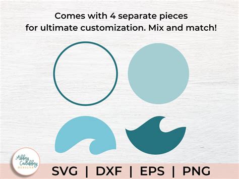 Circle Wave Svg Ocean Wave Svg Ocean Svg Lake Svg Etsy