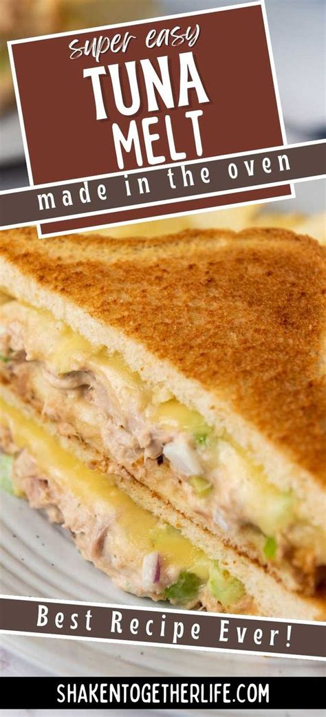 A Classic Tuna Melt Sandwich Is A Delicious And Easy Lunch Or Dinner Hot And Cheesy With