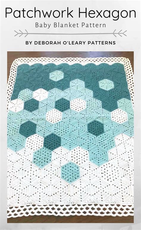 Crochet Baby Blanket Pattern Crochet Hexagon Pattern Easy Pattern By