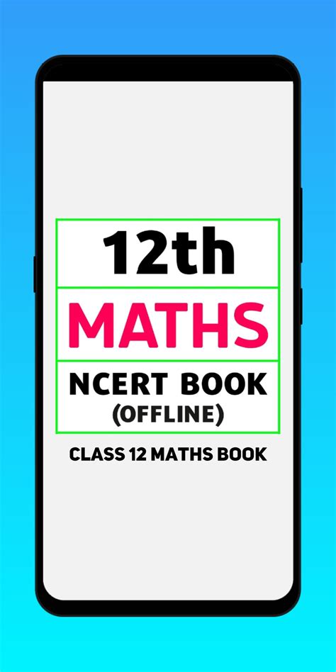 Class 12th Maths Book Ncert Apk For Android Download