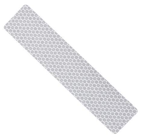 White Reflective Safety Tape - Pack of 4 Strips (6" Long) - Walmart.com