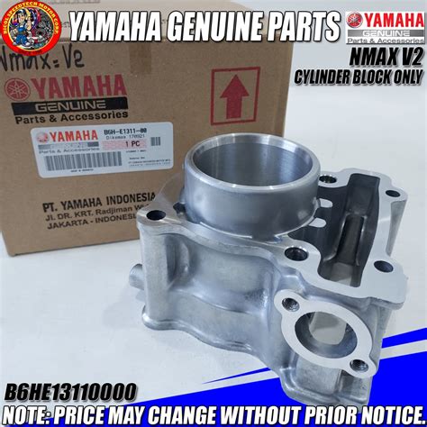 NMAX V2 AEROX V2 CYLINDER BLOCK ONLY YGP GENUINE B6H E1311 00