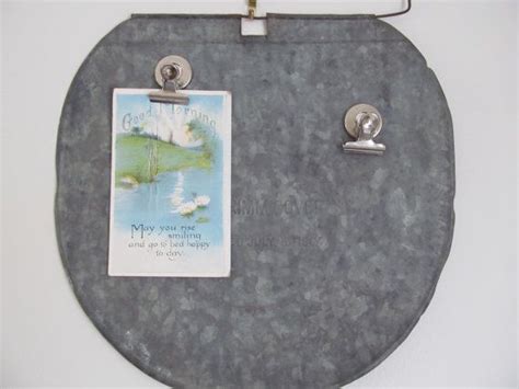 Vintage Metal Magnetic Memo Board Sap Bucket Lid The Grimm Etsy
