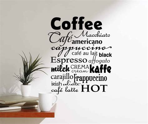 Coffee wall decal | Coffee wall decal sticker | Coffee sticker