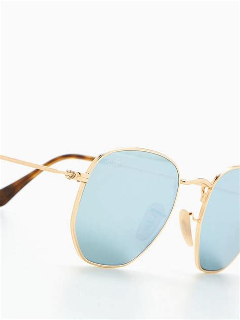 Ray Ban Hexagonal Sunglasses Gold Uk