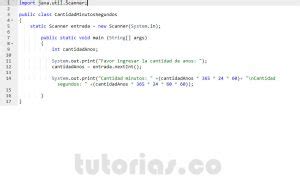 operadores java cantidad de minutos y segundos en años Tutorias co