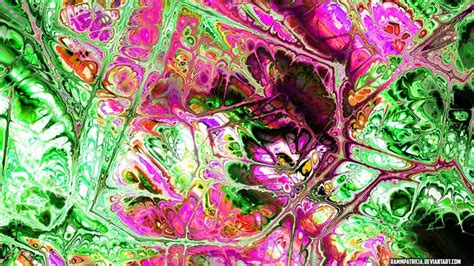 476550 Digital Abstract Mantis Digital Art Insect Orchids