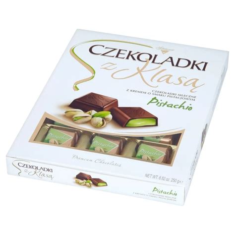 Solidarność Czekoladki z Klasą Pistachio Bombonierka 250 g Zakupy