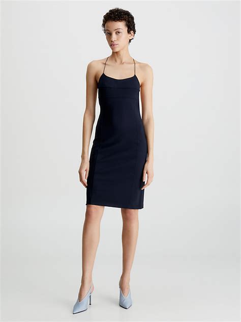 Slim Crossback Slip Dress Calvin Klein® K20k205617beh