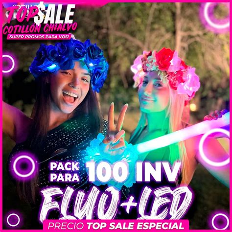 Pack Fluo Y Luminoso Inv Cotillon Chialvo