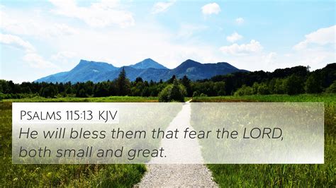 Psalms 115:13 KJV 4K Wallpaper - He will bless them that fear the LORD ...