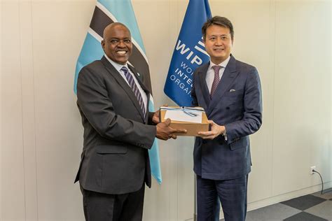 WIPO Director General Tang Meets President Of Botswana Flickr