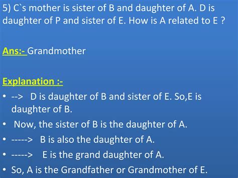 Logical Reasoning Blood Relation PPT