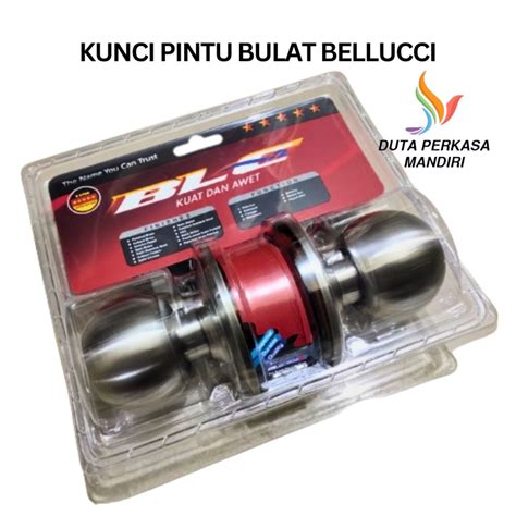 Jual Dpm Bellucci Kunci Pintu Kamar Mandi Bulat Gagang Tarikan Handle