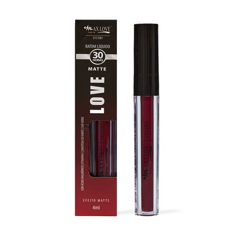 Batom Líquido Matte Nude 30 Horas Cor 600 a 605 Max Love 4ml 48un