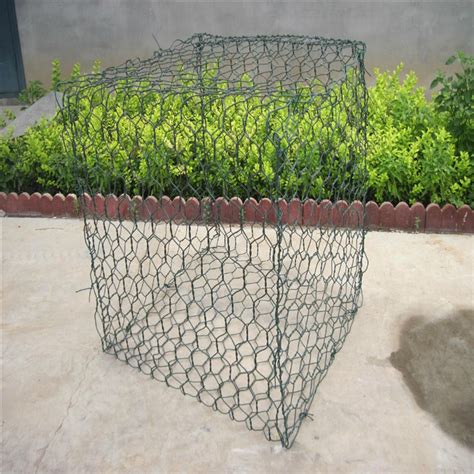 Wire Mesh PVC Coated Gi Hexagonal Doubled Sided Twist Gabion Box