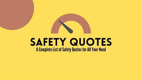 Safety Quotes A Complete List For All Your Need