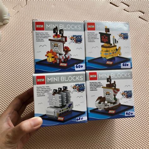 Set One Piece Pirate Ship Mini Blocks 4 Sets Ala Lego One Piece