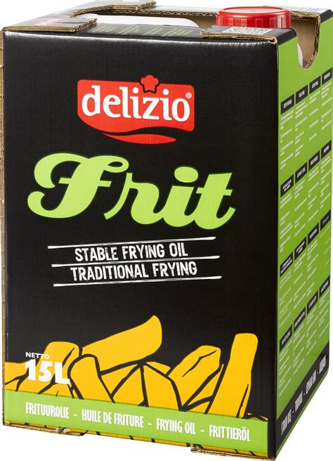 Delizio Frit Plantaardig Frituurolie 15L Can In Box Nevejan