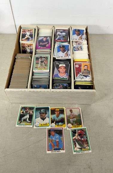 Box Of Sports Cards Lots Of Hall Of Famers Horus Wagner Reprint