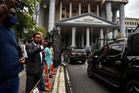 Najib Arrives At Court For 1mdb Audit Report Trial Mci马中透视