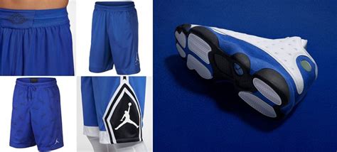 Air Jordan 13 Hyper Royal Matching Shorts