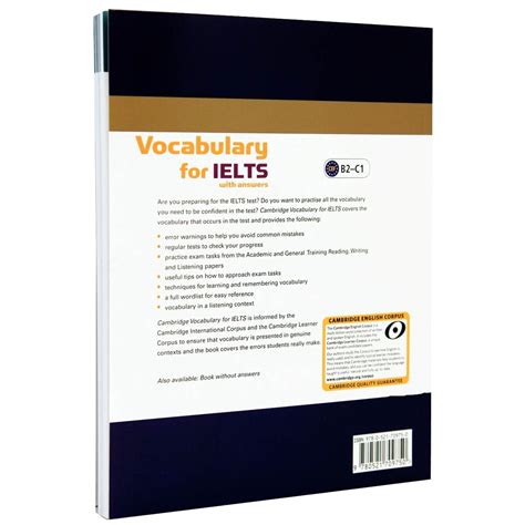 Cambridge Vocabulary For Ielts With Answers And Audio Cd Emag Ro