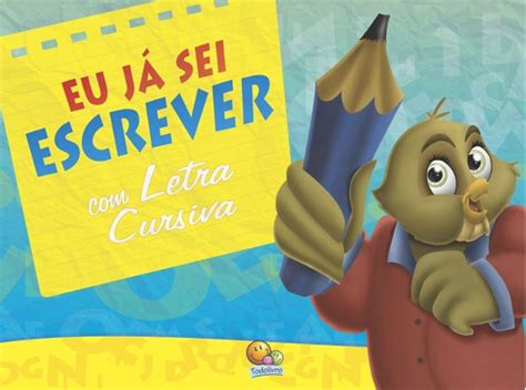 Livro Eu Já Sei Escrever Letra Cursiva MercadoLivre