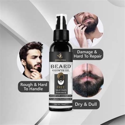 Beard Growth Oil For Men Almond And Jojoba For Beard Growth 50 Ml