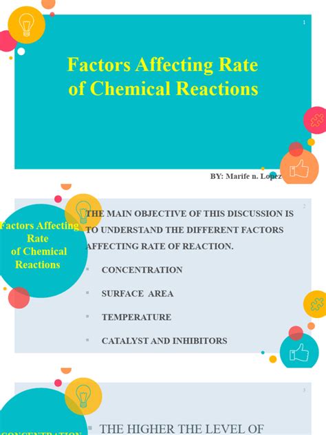 Chem Lab Factors Affecting Rate Of Chemical Reaction Pdf