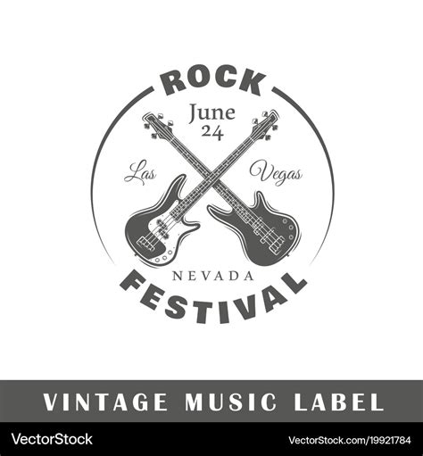 Music label Royalty Free Vector Image - VectorStock