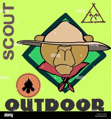 Vector Illustration Boy Scout Cartoon Hi Res Stock Photography And