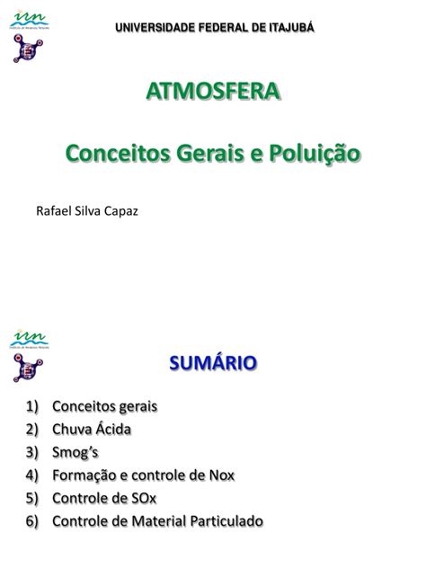 Aula 4 Atmosfera Poluicao Pdf