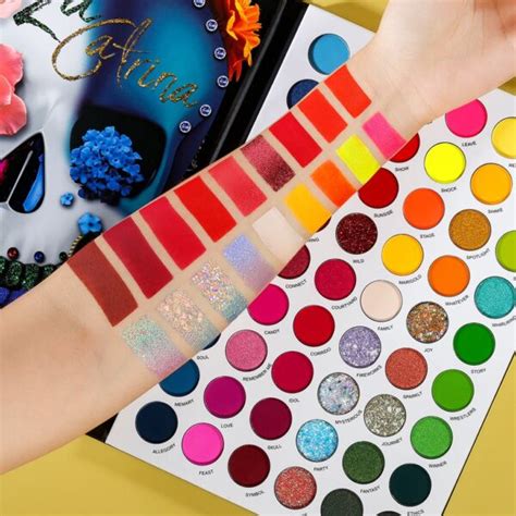 Delanci La Catrina 54 Color Eyeshadow Palette Kosmetista