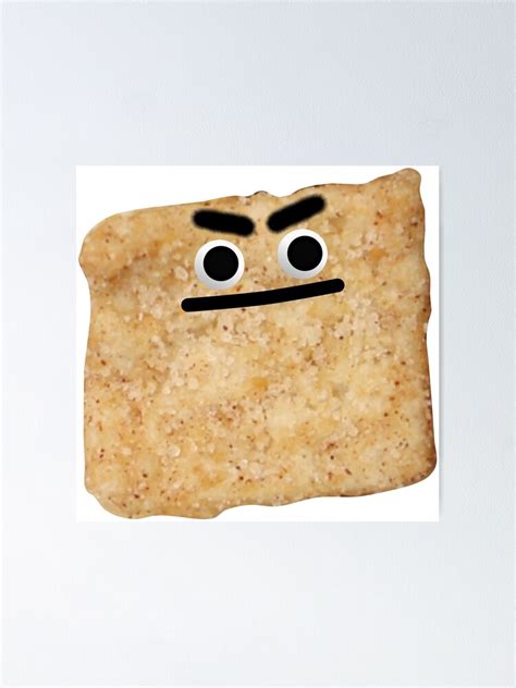 "Cinnamon Toast Crunch , Angry and Bushy Eyebrows , Funny Food Meme" Poster for Sale by ...