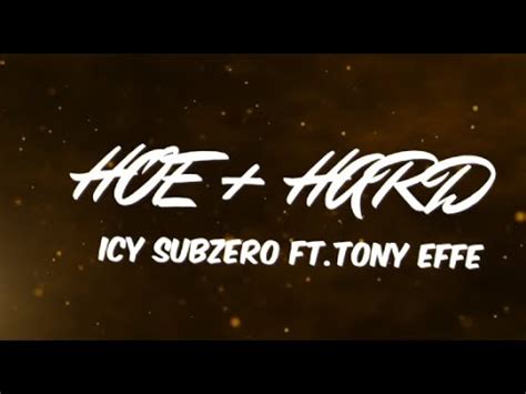 Icy Subzero Tony Effe Hoe Hard Testo Lyrics Youtube