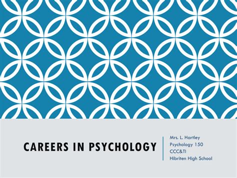 Careers In Psychology Powerpoint