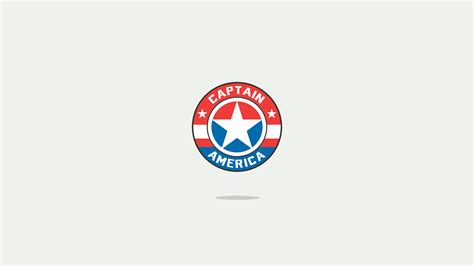 Captain America Minimal Logo 4k Wallpaperhd Superheroes Wallpapers4k Wallpapersimages