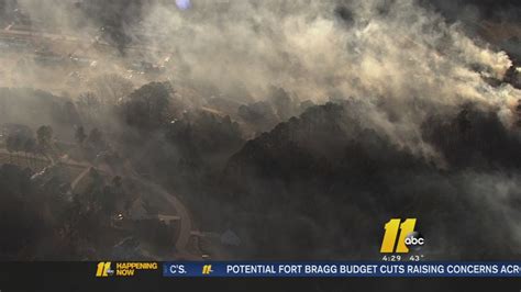 Crews Battle Brush Fire In Johnston County Abc11 Raleigh Durham