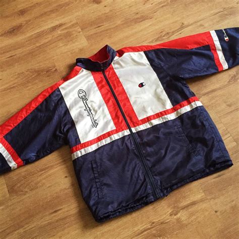 Champion Vintage S Rare Full Zip Windbreaker Track Jacket Men S