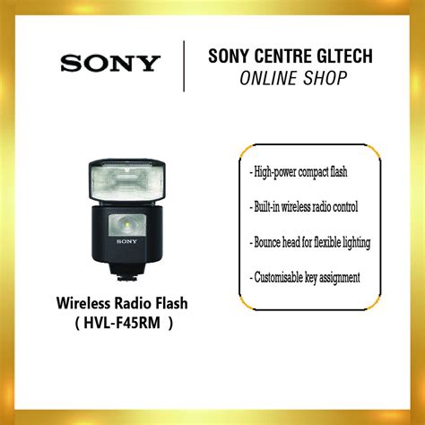 Sony HVL F45RM External Flash With Wireless Radio Control Shopee