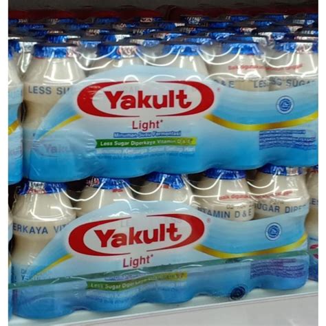 Jual Yakult Light Less Sugar Isi 5 Pcs Minuman Fermentasi 65 Ml