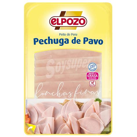 Elpozo Pechuga De Pavo En Finas Lonchas Sin Gluten G