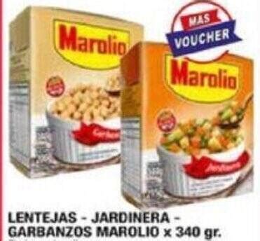 LENTEJAS JARDINERA GARBANZOS MAROLIO X 340gr Oferta En Maxiconsumo