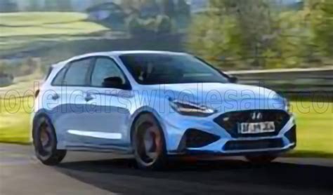 Modèle Réduit Hyundai I30n 2022 Bleu Clair 143 Solido