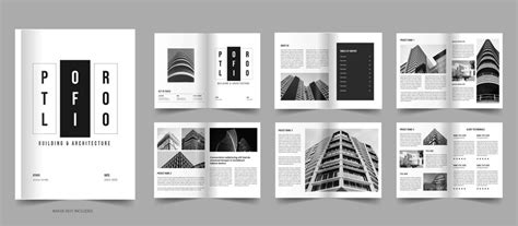Premium Vector | Architecture portfolio template or portfolio layout design